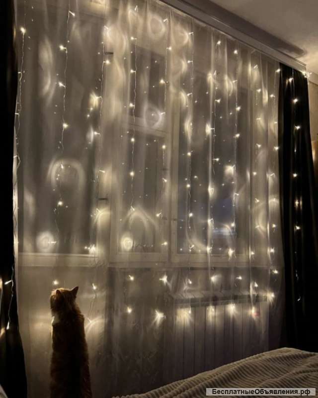 Гирлянда штора