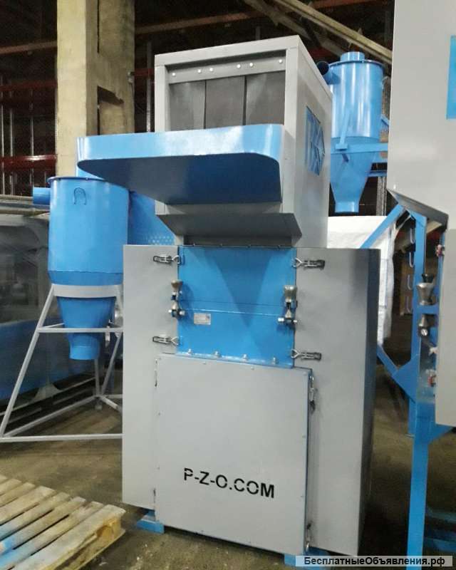 Измельчитель покрышек и пластиковых труб PZO -600 - DK