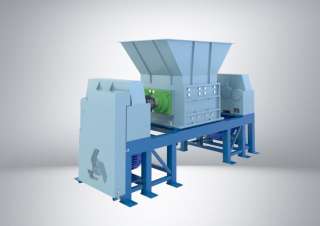 Шредер двухвальный для измельчения пленки, мешков и нитивидных полимеров