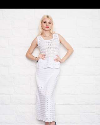 Вязаный летний костюм