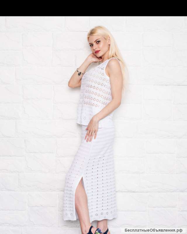 Вязаный летний костюм