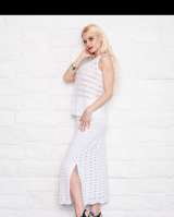 Вязаный летний костюм