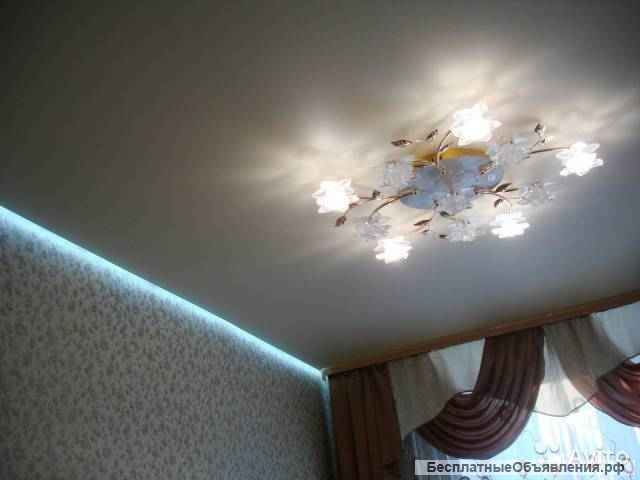 Установка натяжных потолков