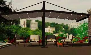 Пергола двойная отдельно стоящая