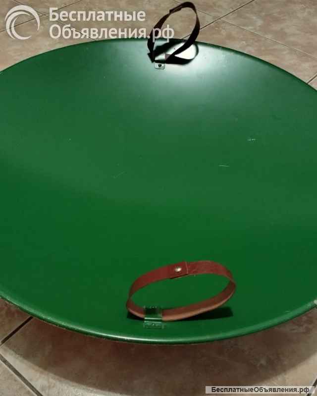 Советский винтаж: ледянки круглые дюраль новые