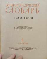 Энциклопедический словарь в двух томах. 1964