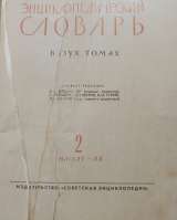 Энциклопедический словарь в двух томах. 1964