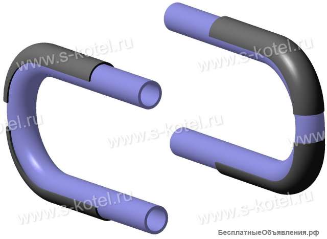 Накладки гнутые для экономайзеров черт. ГРС-300722-01