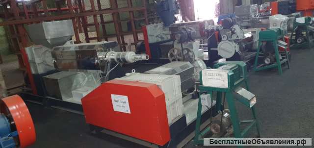 Гранулятор новый двухкаскадный для твердого сырья средней производительности