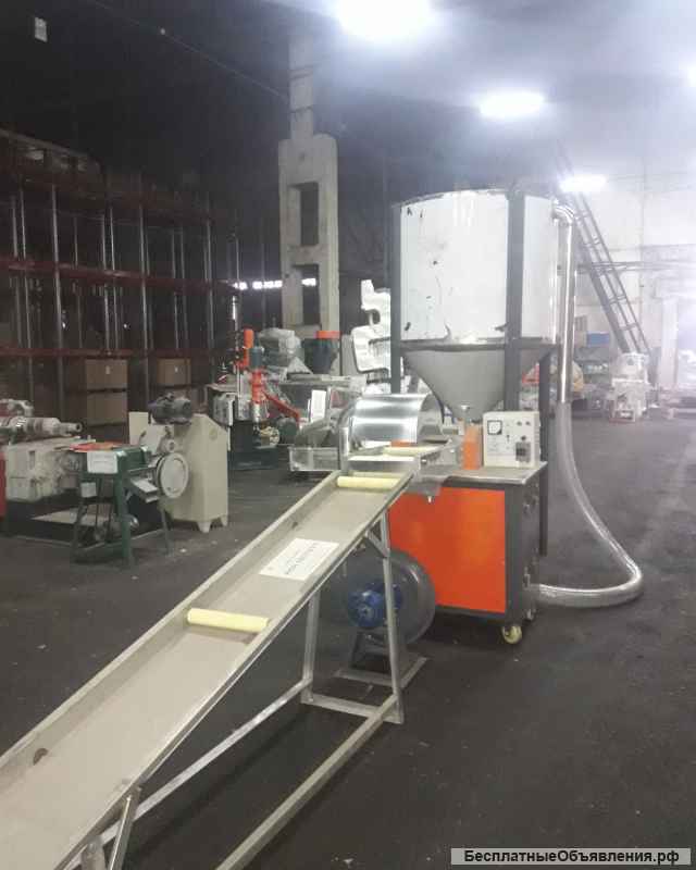 Линия грануляции твердых отходов на 2-х каскадах с высокой производительностью SJ2 150/150 HGM