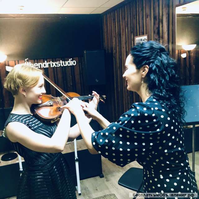 Уроки скрипки и фортепиано