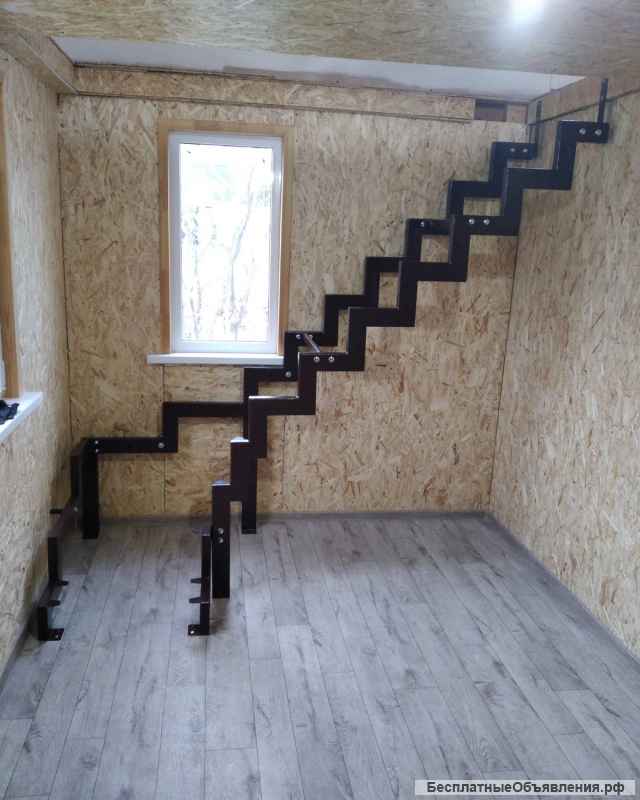 Лестница металлическая на второй этаж