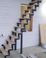 Лестница металлическая на второй этаж