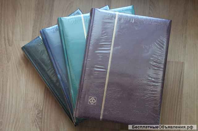 Leuchtturm. Альбом для марок "Leuchtturm" Einsteckbuch COMFORT (Германия). Формат A4. 64 чёрные стр.