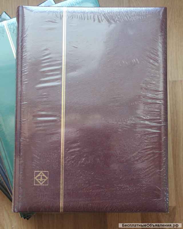 Leuchtturm. Альбом для марок "Leuchtturm" Einsteckbuch COMFORT (Германия). Формат A4. 64 чёрные стр.