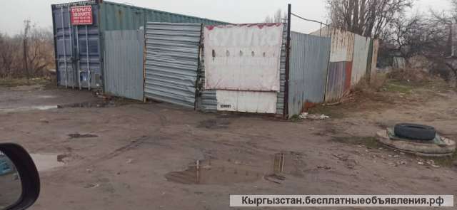 Сдается место + 40 тонник контейнер. Для продажи цемента, угля (скупка металла), б/п