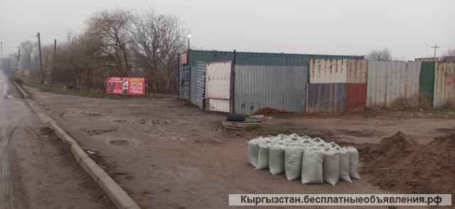 Сдается место + 40 тонник контейнер. Для продажи цемента, угля (скупка металла), б/п