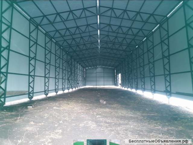 Быстровозводимые ангары, склады монтаж