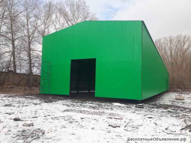 Быстровозводимые ангары, склады монтаж