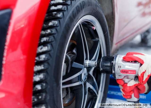 Дошиповка зимней резины (ошиповка шин). Правка литых дисков. Выкуп автошин и дисков R13-R22 в Крас