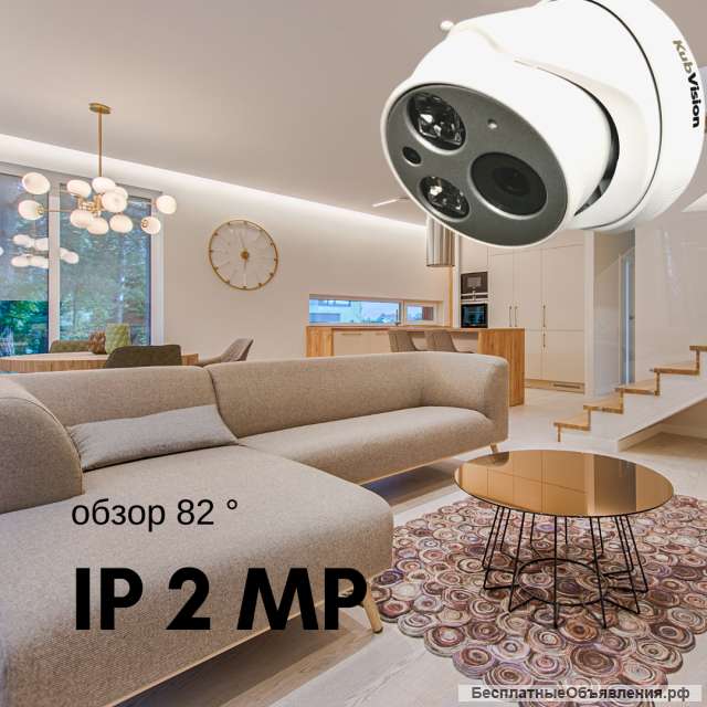 Внутренняя видеокамера IP KV-IP 2036 D3 MIC POE со звукозаписью