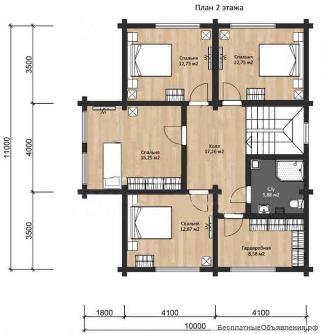 Дом из клееного бруса 200м2