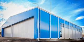 Быстровозводимые склады, ангары из сэндвич панелей