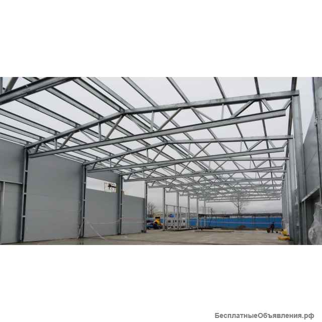 Быстровозводимые склады, ангары из сэндвич панелей