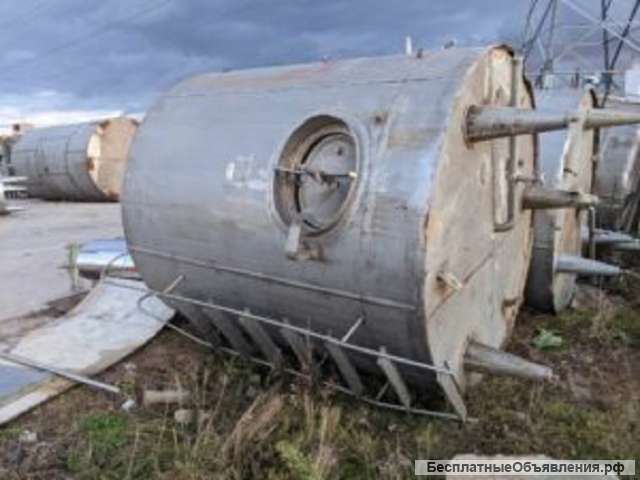 Емкости нержавеющие, объем 6,3 куб.м., В2-ОМВ-6,3, термос