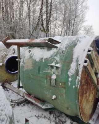 Сборники эмалированные, объем 2,6 куб.м., рубашка, мешалка