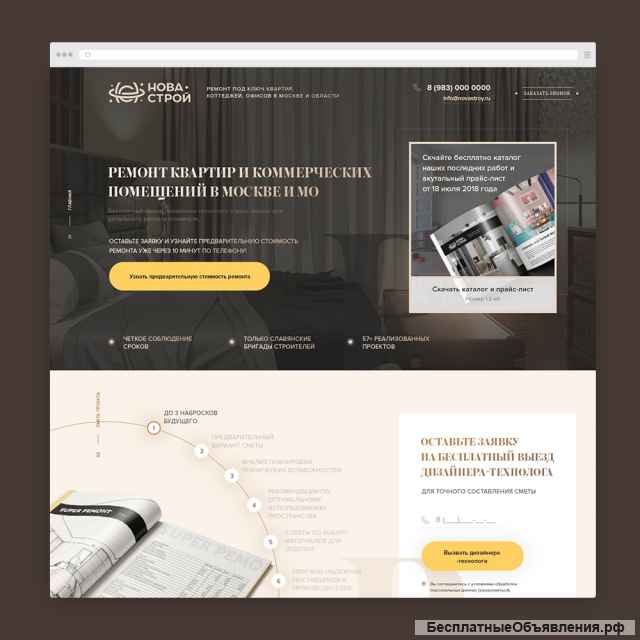 Создание лендингов / Landing page под ключ