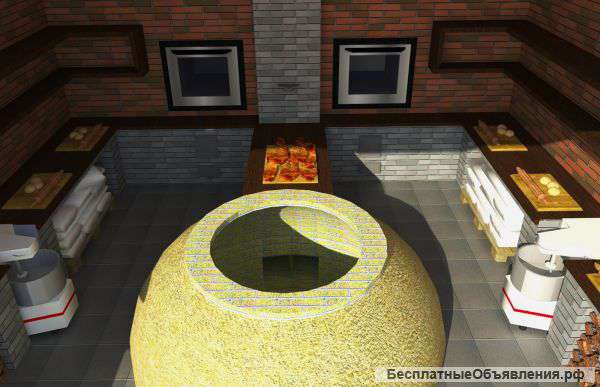 Производственный тандыр с печами