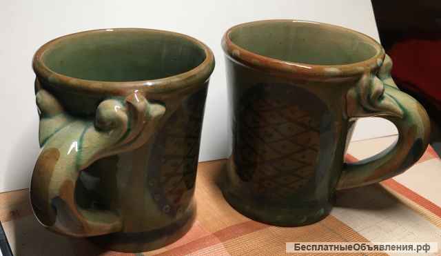 Чайный набор Гжель, экспериментальная керамика, 1980-ые гг