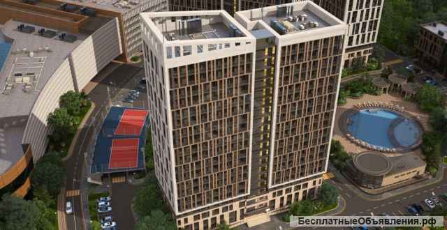 Студию в ЖК Аллея парк с бассейном