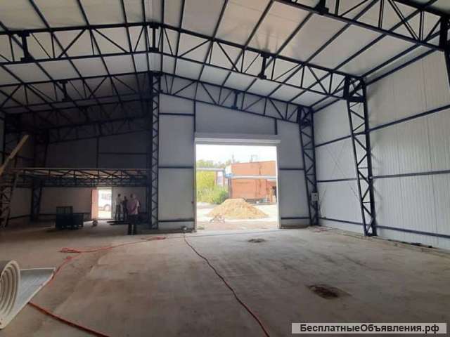 Быстровозводимые ангары, склады, здания из сэндвич панелей