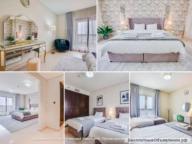 Квартиру в Дубай 330м2 со своим пляжем