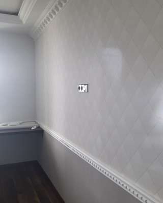 Поклейка обоев любой сложности