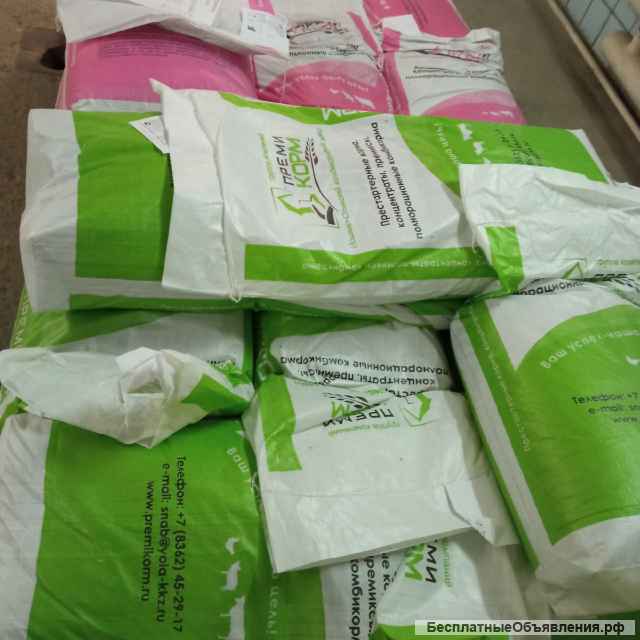 Комбикорма ПремиКорм оптом от завода-производителя