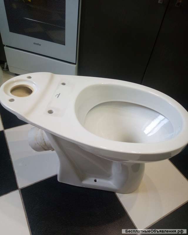 Унитаз РФ белый фаянс б/у