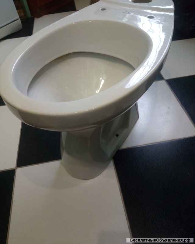 Унитаз РФ белый фаянс б/у