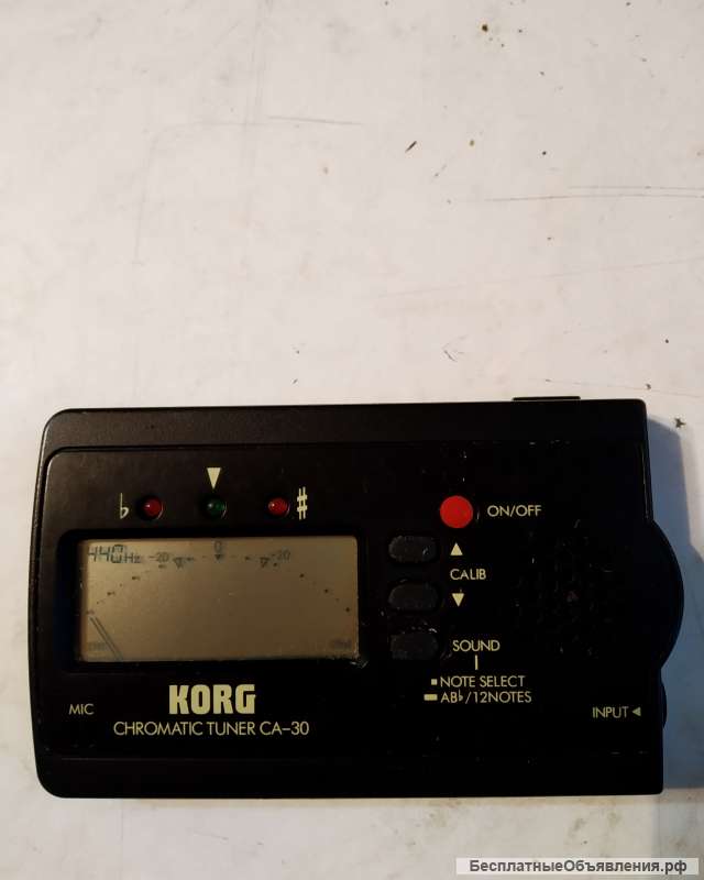 Korg - точный тюнер для настройки звука