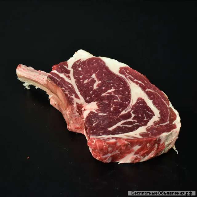 Стейк Томагавк на кости мраморный