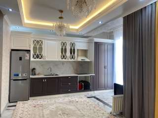 3 ком. квартира после евроремонта с мебелью., с техникой вип городок Ачекей