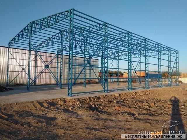 Быстровозводимые ангары из сэндвич панелей