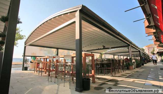 Пергола изогнутая отдельно стоящая