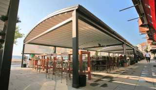 Пергола изогнутая отдельно стоящая