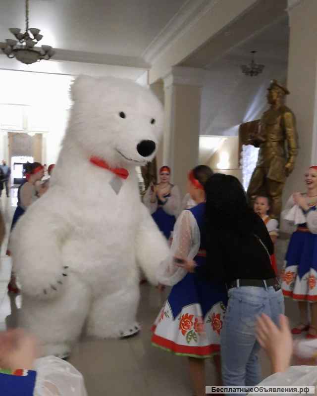 Белый мишка поздравление