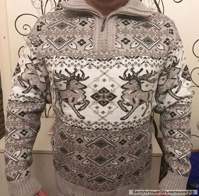 Свитер мужской новый новогодний