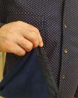 Рубашка мужская новая на флисе