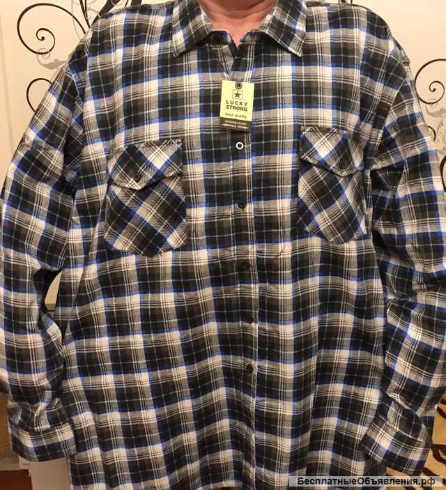Мужская рубашка новая 8 xl
